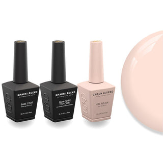 Chaun Legend Non - Wipe Top Coat - Base Coat Duo - LG5102 Beige Instinct - DTK Nail Supply