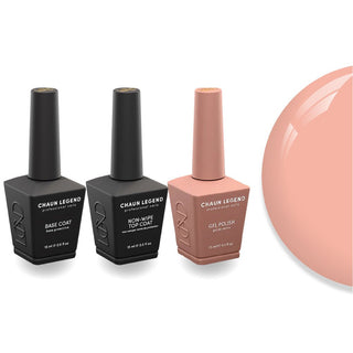 Chaun Legend Non - Wipe Top Coat - Base Coat Duo - LG5105 Bank On It - DTK Nail Supply