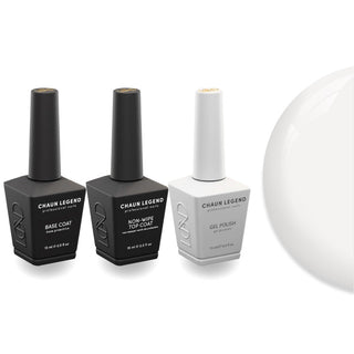 Chaun Legend Non - Wipe Top Coat - Base Coat Duo - LG5111 Vanilla Vixen - DTK Nail Supply