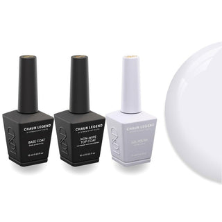 Chaun Legend Non - Wipe Top Coat - Base Coat Duo - LG5114 Juicy Secrets - DTK Nail Supply