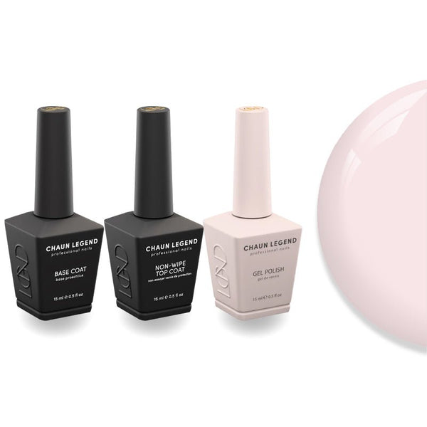 Chaun Legend Non-Wipe Top Coat - Base Coat Duo - LG5123 Nothing To