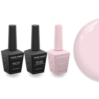 Chaun Legend Non - Wipe Top Coat - Base Coat Duo - LG5124 The O Diet - DTK Nail Supply
