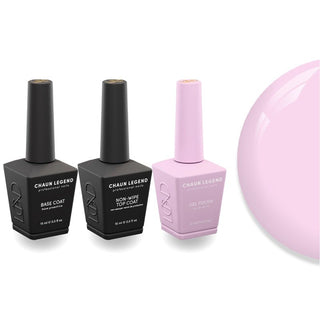 Chaun Legend Non - Wipe Top Coat - Base Coat Duo - LG5152 Thistle - DTK Nail Supply