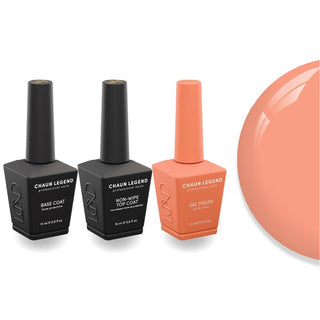 Chaun Legend Non - Wipe Top Coat - Base Coat Duo - LG5167 Be My Ex - DTK Nail Supply