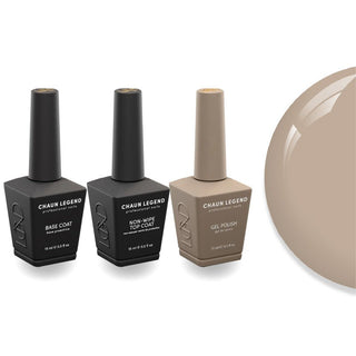 Chaun Legend Non - Wipe Top Coat - Base Coat Duo - LG5193 Rumor Has It - DTK Nail Supply