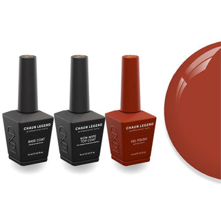 Chaun Legend Non - Wipe Top Coat - Base Coat Duo - LG5198 Barely Squeezed - DTK Nail Supply
