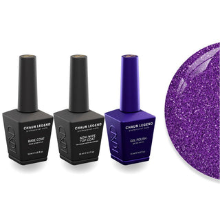 Chaun Legend Non - Wipe Top Coat - Base Coat Duo - LG5224 You - phoric - DTK Nail Supply