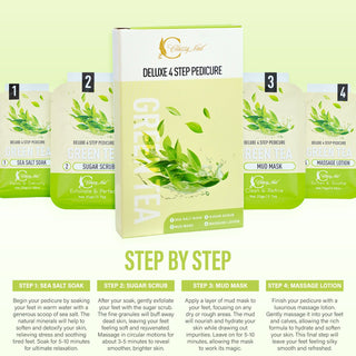 Classy Nail - Deluxe 4 Steps Pedicure - Green Tea