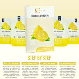 Classy Nail - Deluxe 4 Steps Pedicure - Lemon