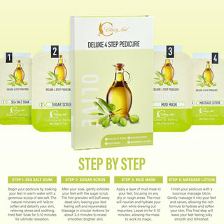 Classy Nail - Deluxe 4 Steps Pedicure - Olive
