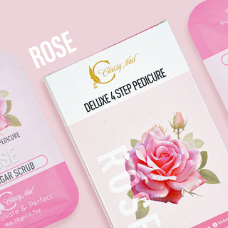 Classy Nail - Deluxe 4 Steps Pedicure x 50 Boxes - Rose