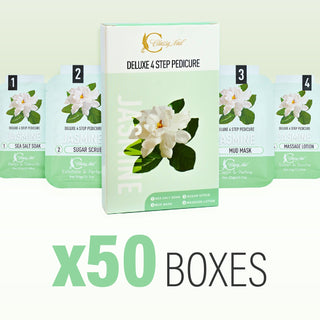Classy Nail - Deluxe 4 Steps Pedicure x 50 Boxes - Jasmine