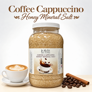 LAVIS - Coffee Cappucino Honey Mineral Salt - 1 gallon