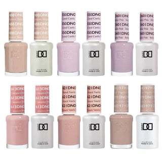 DND Gel & Polish 6pc Bundle - Creamy Neutrals