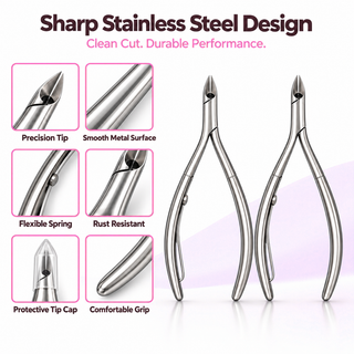 Nail Cuticle Nipper R7J16 - Round 7mm - Jaw 16