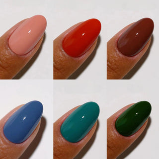 DND DC Fall Gel & Polish 6pc Bundle - Warm Tones - DTK Nail Supply