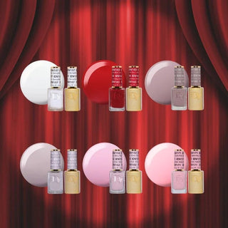 DND Diva Gel Nail Polish Duo - DND DV Part 5 - Set 6 Colors - Cool Girl Club Set - DTK Nail Supply
