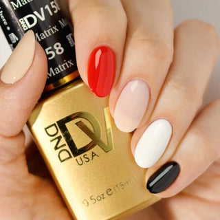 DND Diva Gel Nail Polish Duo - DND DV Part 5 - Set 6 Colors - Magnum Opus Set - DTK Nail Supply