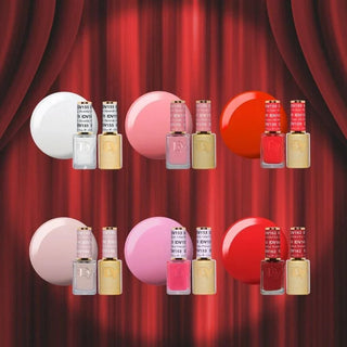 DND Diva Gel Nail Polish Duo - DND DV Part 5 - Set 6 Colors - Royal Treatment Set - DTK Nail Supply