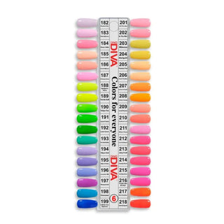 DND Diva Gel Nail Polish Duo - DND DV Part 6 - Set 6 Colors - Gone Coastal Set - DTK Nail Supply