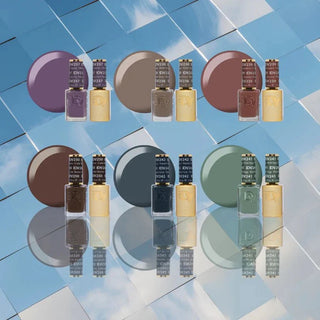 DND Diva Gel Nail Polish Duo - DND DV Part 7 - Set 6 Colors - Dusk ‘Til Dawn Set - DTK Nail Supply