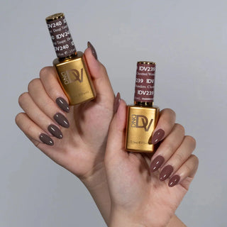 DND Diva Gel Nail Polish Duo - DND DV Part 7 - Set 6 Colors - On The Dark Side Set - DTK Nail Supply