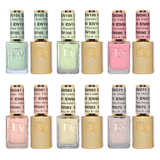 DND Diva Gel Nail Polish Duo - Set 6 Colors - Citrus Kissed Set - DTK Nail Supply