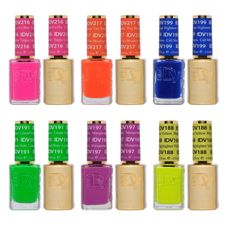 DND Diva Gel Nail Polish Duo - Set 6 Colors - Gone Coastal Set - DTK Nail Supply