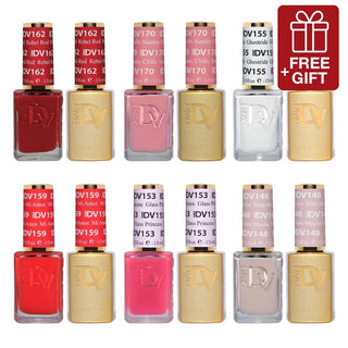DND Diva Gel Nail Polish Duo - Set 6 Colors - Royal Treatment Set - DTK Nail Supply