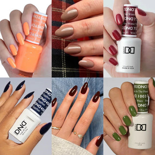 DND Fall Gel & Polish 6pc Bundle - DTK Nail Supply
