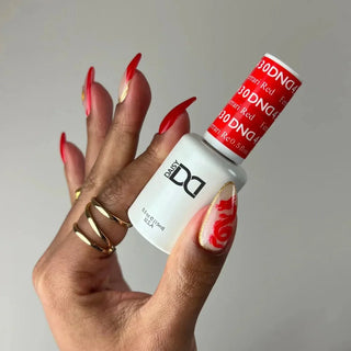 DND Gel Basic Kit - 430 Ferrari Red & Nail Lamp