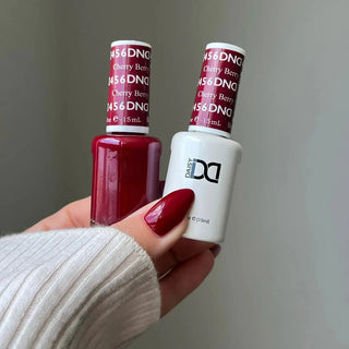 DND Gel Basic Kit - 456 Cherry Berry & Nail Lamp