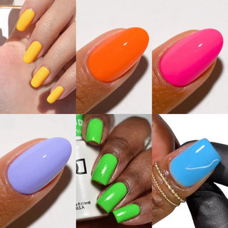 DND Summer Gel & Polish 6pc Bundle - Fun in the Sun - DTK Nail Supply