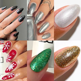 DND Winter Gel & Polish 6pc Bundle - Sparkle Season - DTK Nail Supply