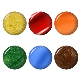 OPI x M&M's Sweeten Your Mani Collection - GelColor Kit #1 (6 Colors)