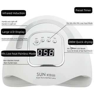 Super SUN UV LED Nail Lamps x12 Max