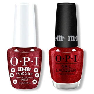 OPI Intelli Gel & Lacquer Duo - Red-iculously Sweet - 0.5 oz (OPI Holiday 2026 Collection)