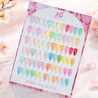 LDS Color Craze - Set 72 Colors - Gel Polish 0.5oz - Spring Collection
