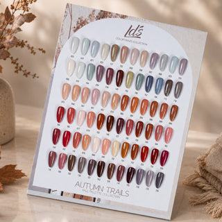 LDS Color Craze - Set 72 Colors - Gel Polish 0.5oz - Autumn Trails Collection