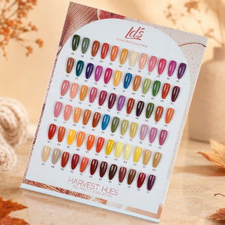 LDS Color Craze - Set 72 Colors - Gel Polish 0.5oz - Harvest Hues Collection