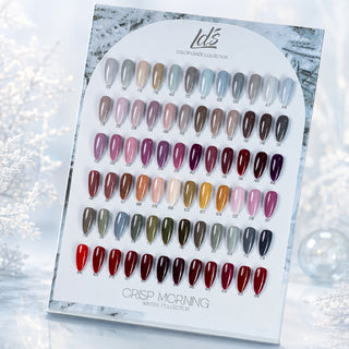 LDS Color Craze - Set 72 Colors - Gel Polish 0.5oz - Crisp Morning Winter Collection