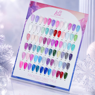LDS Color Craze - Set 72 Colors - Gel Polish 0.5oz - Frosted Fairytale Winter 2 Collection