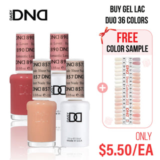 DND Part 13 - Set of 19 Gel & Lacquer Combos