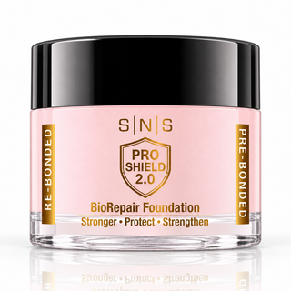 SNS Pro Shield 2.0 Combo - BioRepair Foundation, Gelous Base, Sealer Dry 0.5oz, LAVIS Soft Gel Tips 4 Shapes