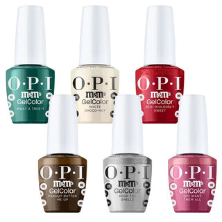 OPI x M&M's Sweeten Your Mani Collection - GelColor Kit #2 (6 Colors)