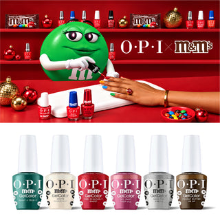 OPI x M&M's Sweeten Your Mani Collection - GelColor Kit #2 (6 Colors)