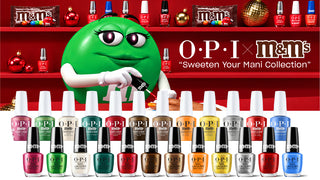 OPI x M&M's Sweeten Your Mani Collection - Gel & Lacquer Duo Set (12 Colors)