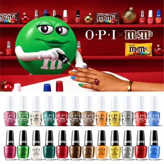 OPI x M&M's Sweeten Your Mani Collection - Gel & Lacquer Duo Set (12 Colors)
