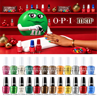 OPI x M&M's Sweeten Your Mani Collection - Gel & Lacquer Duo Set (12 Colors)