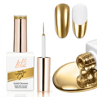 LDS Liner Art Gold Chrome